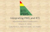 Integrating PBIS and RTI Northwest PBIS Conference March 9, 2010 Sally Helton, Rachell Keys, Jon Potter PBIS RTI.