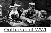 Outbreak of WWI This “Great War” began as a result of competition over imperial territories… From 1914 to 1919, World War I erupted in EuropeWorld War.