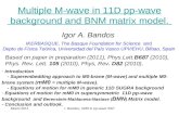Miami 2011I. Bandos, mM0 in pp-wave SSP Multiple M-wave in 11D pp-wave background and BNM matrix model. Igor A. Bandos Based on paper in preparation (2011),
