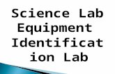 Science Lab Equipment Identification Lab. A Florence flask round or flat-bottom flask with a long neck. designed for uniform heating.