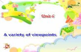 Unit 6 A variety of viewpoints Module 3. Grammar.