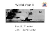 World War II Pacific Theater Jan – June 1942 26 Japanese Oil Situation (1942) (in Million U.S. Barrels) Estimated Annual Need Army 5.7 Navy17.6 Civilian.