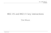 Doc.: IEEE 802.11-01/610r0 Submission November 2001 Tim Moore, Microsoft 802.1X and 802.11 key interactions Tim Moore.