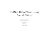 DetNet Data Plane using PseudoWires Jouni Korhonen Shahram Davari Norm Finn IETF#94, Yokohama.