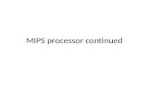MIPS processor continued. In Class Exercise Question Show the datapath of a processor that supports only R-type and jr reg instructions.