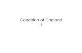Condition of England I-II. Preceding period 1810-1837: Regency period Regency rakes vs squalor of industrialism; Disraeli: Sybil, or Two Nations (1845;