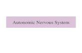 Autonomic Nervous System. Fig.17.02 General functions Control and Adaptation of body systems to internal and/or external changes.