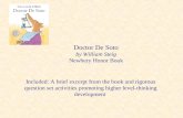 Doctor De Soto by William Steig Newbery Honor Book Included: A brief excerpt from the book and rigorous question set activities promoting higher level-thinking.