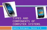TYPES AND COMPONENTS OF COMPUTER SYSTEMS Camila Rodríguez, Senior I B.