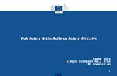Transport Rail Safety & the Railway Safety Directive Frank Jost Single European Rail Area EU Commission 1.