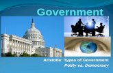 Aristotle: Types of Government Polity vs. Democracy (