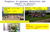 26 décembre 2015 Progress in gaseous detectors and impact to physics I. Giomataris, CEA-Irfu-France MPGD2009, 12-15 June 2009, Kolympari, Crete, Greece.