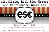 Visualizing Real-Time Errors and Performance Anomalies 2015 Embedded Systems Conference – Silicon Valley © 2015 – Dave Stewart Visualizing Real-Time Errors.
