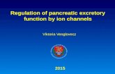 Regulation of pancreatic excretory function by ion channels 2015 Viktoria Venglovecz.