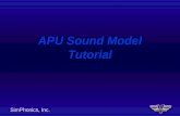 SimPhonics, Inc. APU Sound Model Tutorial. SimPhonics, Inc. KC-135R APU Sound Recording/Analysis V+ Modeling Overview.