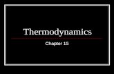 Thermodynamics Chapter 15. Part I Measuring Energy Changes.