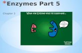 Chapter 3. * Using enzymes commercially can be very expensive * Being able to reuse enzymes solves this problem * Immobilized enzymes  reusable, not.
