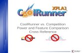® CoolRunner vs. Competition Power and Feature Comparison Cross Reference.