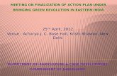 25 TH April, 2012 Venue : Acharya J. C. Bose Hall, Krishi Bhawan, New Delhi.