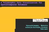 A Polymorphic Data Visualization for Spatiotemporal Database Hanashimama, Makoto Institute for Areal Studies, Foundation Tokyo, Japan.
