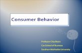 Consumer BehaviorConsumer Behavior Professor Chip Besio Cox School of Business Southern Methodist University.