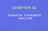 CHAPTER 11 FINANCIAL STATEMENT ANALYSIS McGraw-Hill/Irwin©The McGraw-Hill Companies, Inc., 2002.