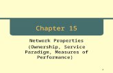 1 Chapter 15 Network Properties (Ownership, Service Paradigm, Measures of Performance)