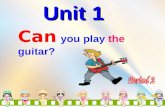 Can you play the guitar? Unit 1 Check the words: d_ nce sw_m s_ng dr _ _ play ch_ ss sp_ _ k English play the g_ _ tar a i i aw e ea ui Can spell these.