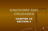 KINGDOMS AND CRUSADES CHAPTER 10 SECTION 3 1. ALFRED THE GREAT king of Wessex king of Wessex drove Vikings out of Britain drove Vikings out of Britain.