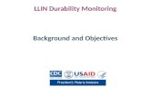 LLIN Durability Monitoring Background and Objectives.