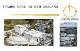 TRAUMA CARE IN NEW ZEALAND. TRAUMA IN NEW ZEALAND zNo overarching national database BUT yRTC death rate about 9/100,000/year yMajor trauma incidence about.