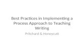 Best Practices in Implementing a Process Approach to Teaching Writing Pritchard & Honeycutt.