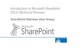 Technical Preview (July 2013) SharePoint 2013 Architecture.
