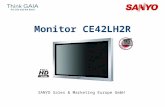 Monitor CE42LH2R SANYO Sales & Marketing Europe GmbH.
