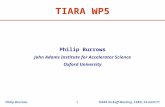 TIARA WP5 Philip Burrows John Adams Institute for Accelerator Science Oxford University Philip Burrows TIARA Kickoff Meeting, CERN, 23-24/2/11 1.