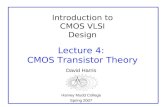 Introduction to CMOS VLSI Design Lecture 4: CMOS Transistor Theory David Harris Harvey Mudd College Spring 2007.