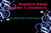 By: Nikki Snider & Seth Damouth(:. Reactions Over Time.