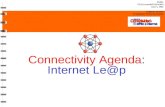 Connectivity Agenda: Internet Le@p Public FTAA.ecom/inf/141/Add.4 June 5, 2002 Original: Spanish Translation: FTAA Secretariat.