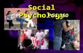 Social Psychology PGS 350. Social Psychology Scientific study of how people’s thoughts, feelings, and behaviors are influenced by the real or imagined.