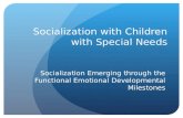 Socialization with Children with Special Needs Socialization Emerging through the Functional Emotional Developmental Milestones.