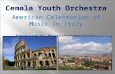 Cemala Youth Orchestra American Celebration of Music In Italy Produced by Music Celebrations.