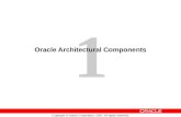 1 Copyright © Oracle Corporation, 2001. All rights reserved. Oracle Architectural Components.