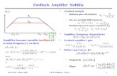 ECES 352 Winter 2007Ch. 8 Feedback – Part 51 Feedback Amplifier Stability *Feedback analysis l Midband gain with feedback l New low and high 3dB frequencies.