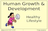 Wake County Public School SystemHuman Growth & Development 1 Healthy Lifestyle Human Growth & Development.