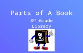 Parts of A Book 3 rd Grade Library Parts of a book Spine – the backbone of the book. Illustrator – person who draws the pictures. Cover –p–protects the.