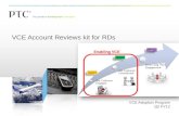 VCE Account Reviews kit for RDs VCE Adoption Program Q2 FY12 Enabling VCE.