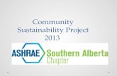 Community Sustainability Project 2013. The Charity.