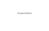 Imperialism. A policy in which a powerful nation seeks to dominate other countries politically, economically, or socially.