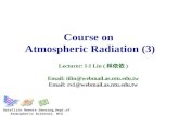Satellite Remote Sensing,Dept.of Atmospheric Sciences, NTU Course on Atmospheric Radiation (3) Lecturer: I-I Lin ( 林依依 ) Email: iilin@webmail.as.ntu.edu.tw.
