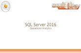 SQL Server 2016 Operational Analytics. Sponsorzy strategiczni Sponsorzy srebrni.